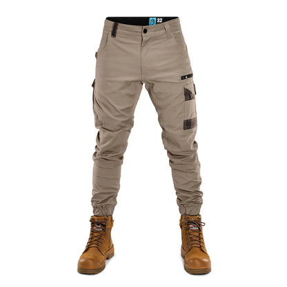 FORM | FB1 CUFFED WORKPANTS - KHAKI