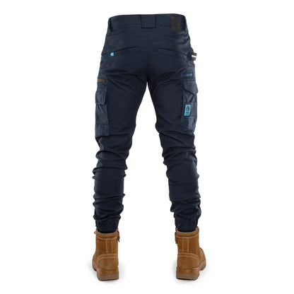 FORM | FB1 CUFFED WORK PANTS - NAVY