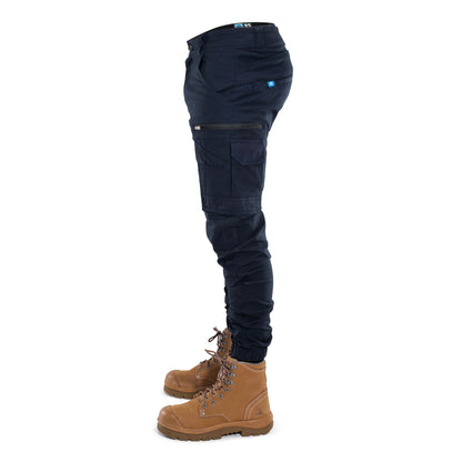 FORM | FB1 CUFFED WORK PANTS - NAVY