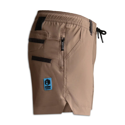 S4 | NYTX™ Stretch Work Shorts – Khaki