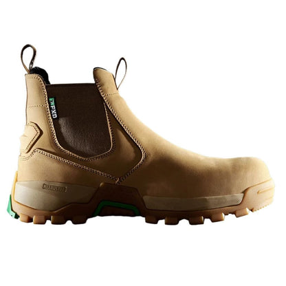 FXD WB - 4 ELASTIC SIDE SAFETY BOOT WHEAT - The Work Pit