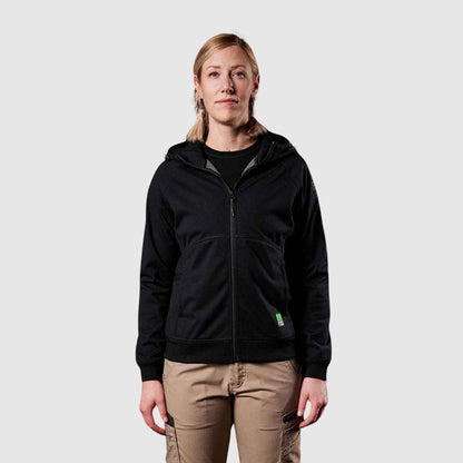 FXD WF - 3W 3 - LAYER BONDED MEMBRANE FLEECE HOODIE - BLACK - The Work Pit
