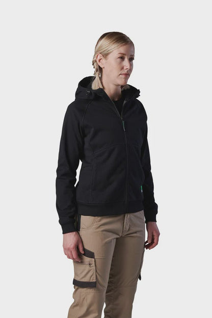 FXD WF - 3W 3 - LAYER BONDED MEMBRANE FLEECE HOODIE - BLACK - The Work Pit