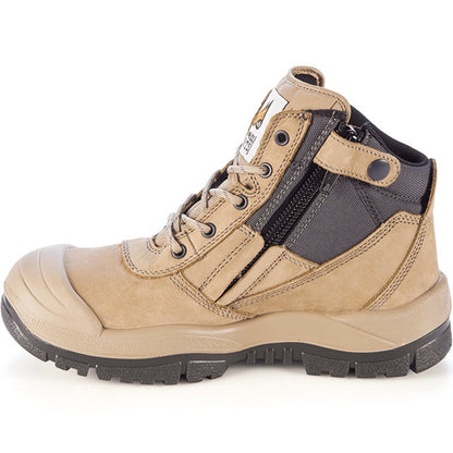 MONGREL SC ZIPSIDER BOOT STONE - The Work Pit