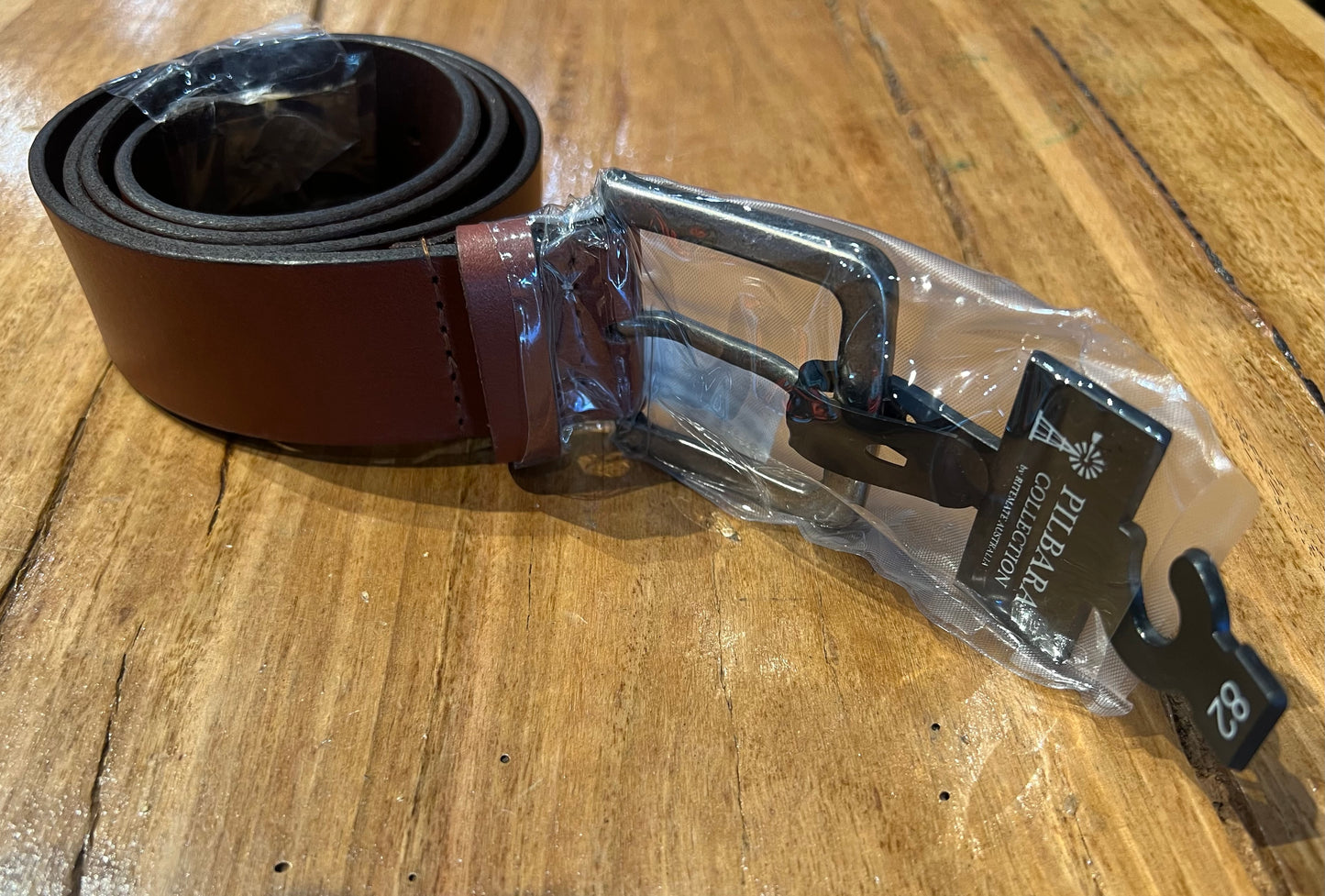 PILBARA LEATHER BELT TAN