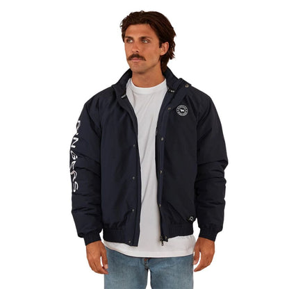 RINGERS WESTERN MENS KIDMAN JACKET NAVY/WHITE - The Work Pit