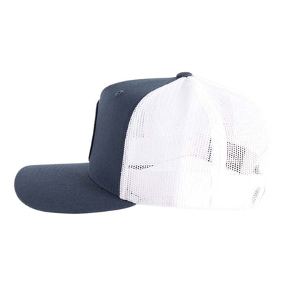 RINGERS WESTERN SIGNATURE BULL TRUCKER CAP NAVY / WHITE / PINK - The Work Pit