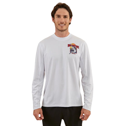 RINGERS WESTERN SPINNER UNISEX LS UV TEE - WHITE - The Work Pit
