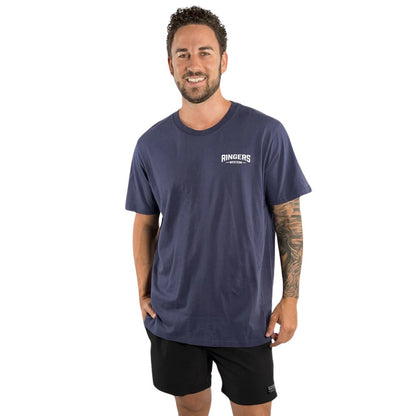 RINGERS WESTERN SQUADRON MENS LOOSE FIT T - SHIRT WASHED NAVY - The Work Pit