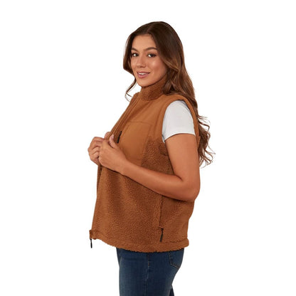 RINGERS WESTERN WOMENS TRAILS VEST TOFFEE - The Work Pit