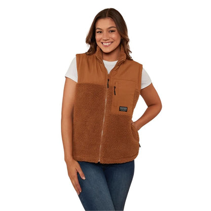 RINGERS WESTERN WOMENS TRAILS VEST TOFFEE - The Work Pit