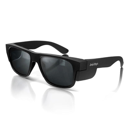 SAFESTYLE FUSIONS MATTE BLACK FRAME/POLARISED UV400 LENS - The Work Pit