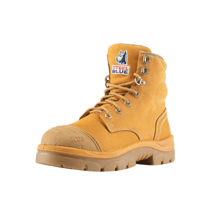 STEEL BLUE 512709 ARGYLE ZIP LADIES TPU SCUFF  CAP BOOTS - WHEAT