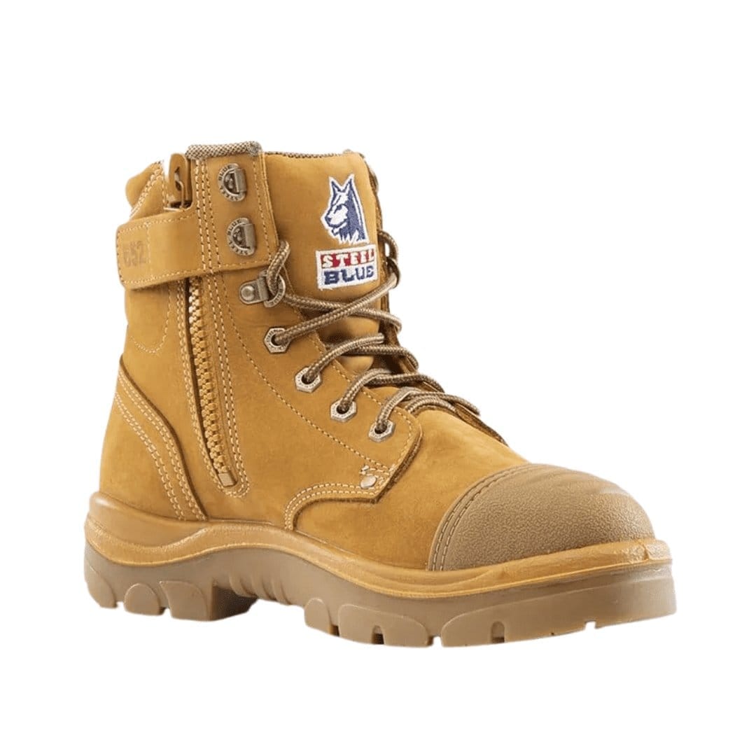 STEEL BLUE 312652 - ARGYLE ZIP SCUFF CAP BOOTS - WHEAT - The Work Pit