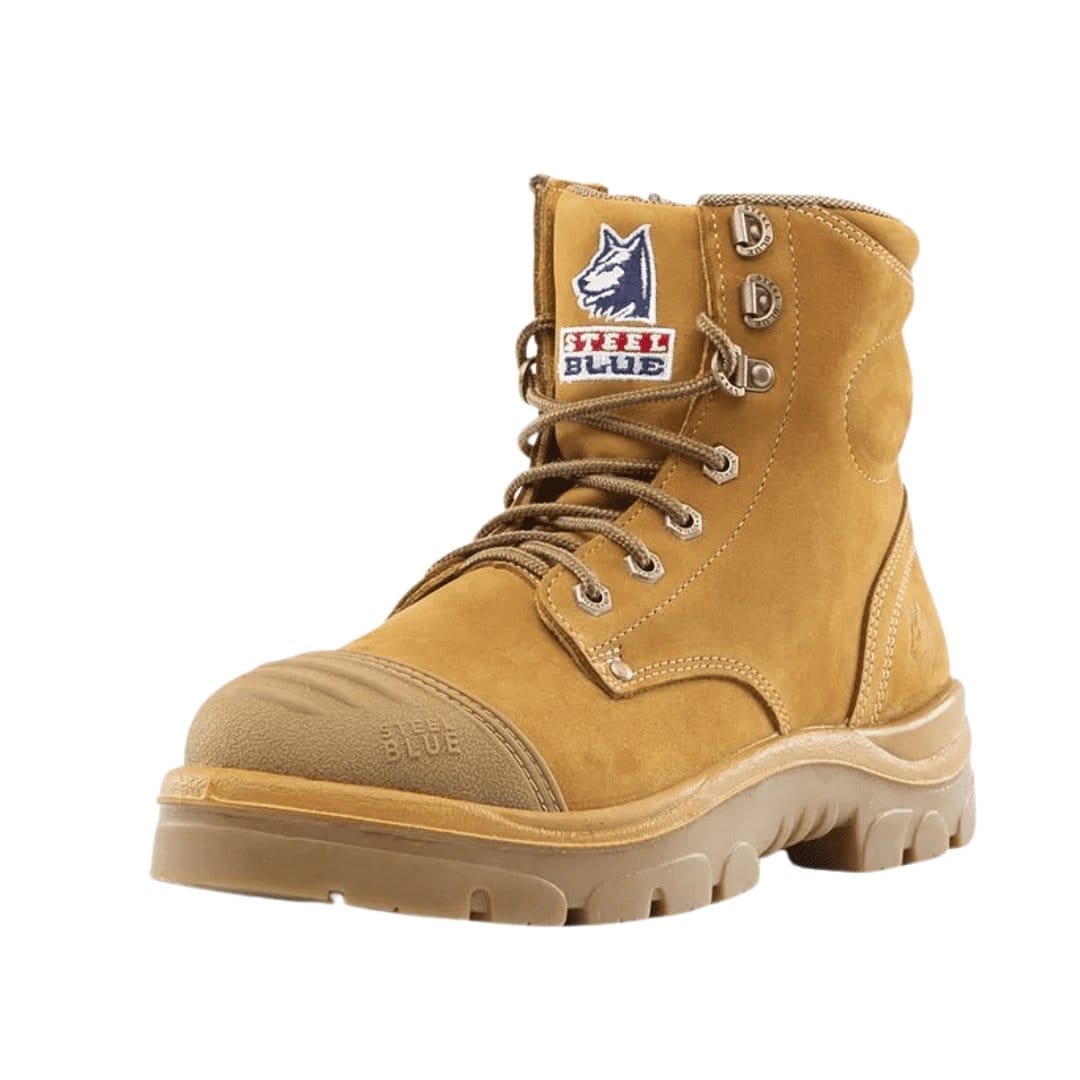 STEEL BLUE 312652 - ARGYLE ZIP SCUFF CAP BOOTS - WHEAT - The Work Pit