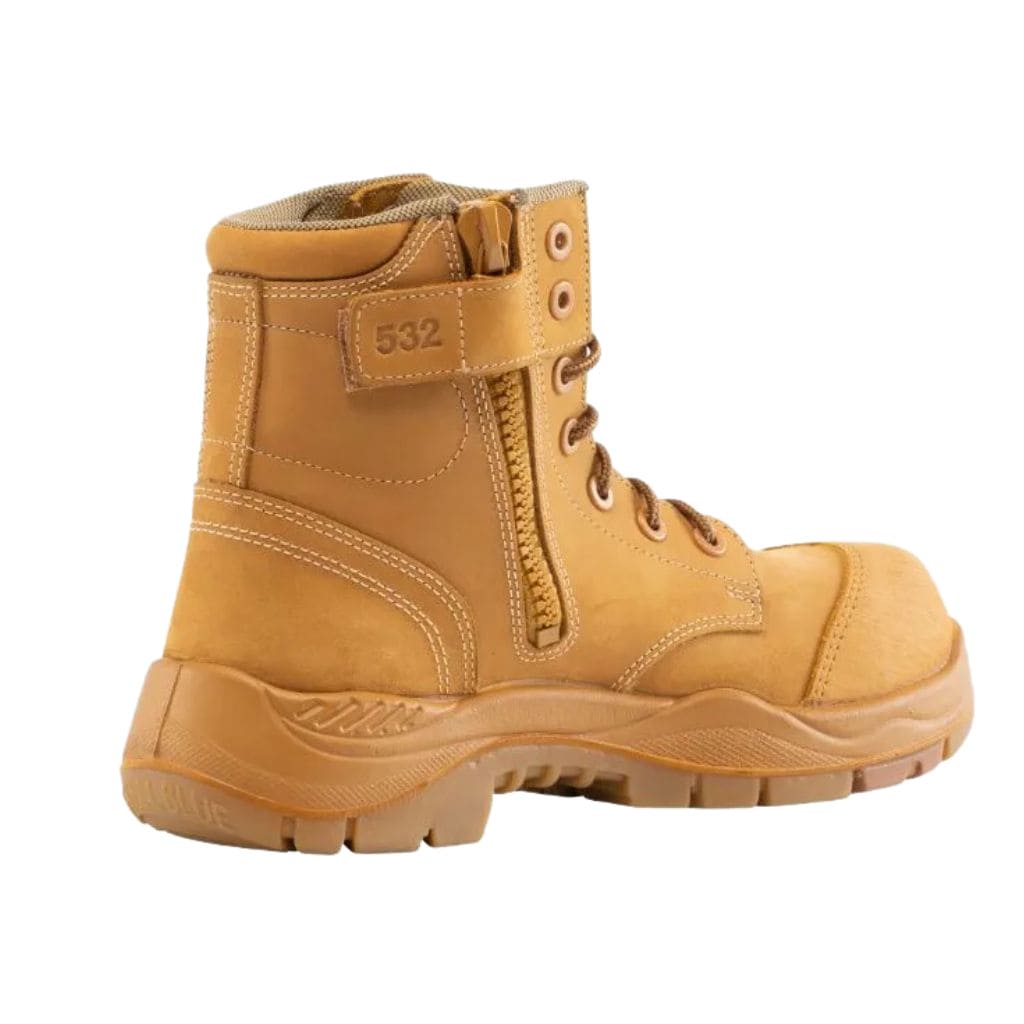 STEEL BLUE ARGYLE ZIP COMPOSITE WORKBOOTS - WHEAT - The Work Pit