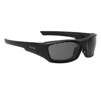 UGLY FISH - BULLET POLARISED SAFETY SUNGLASSES RSP303 - MATT BLACK FRAME/SMOKE LENS - The Work Pit