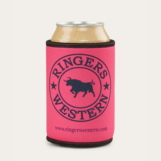 RINGERS WESTERN SIGNATURE BULL STUBBY COOLER - PINK
