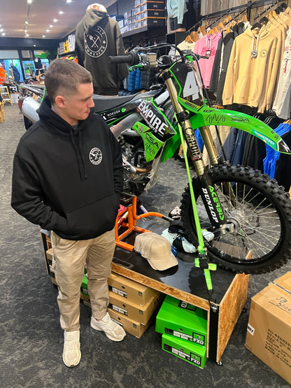 WORKPIT PICK & SHOVEL PULLOVER HOODIE - BLACK