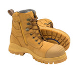 BLUNDSTONE 150mm ZIPSIDE UNISEX BOOTS WHEAT - The Work Pit