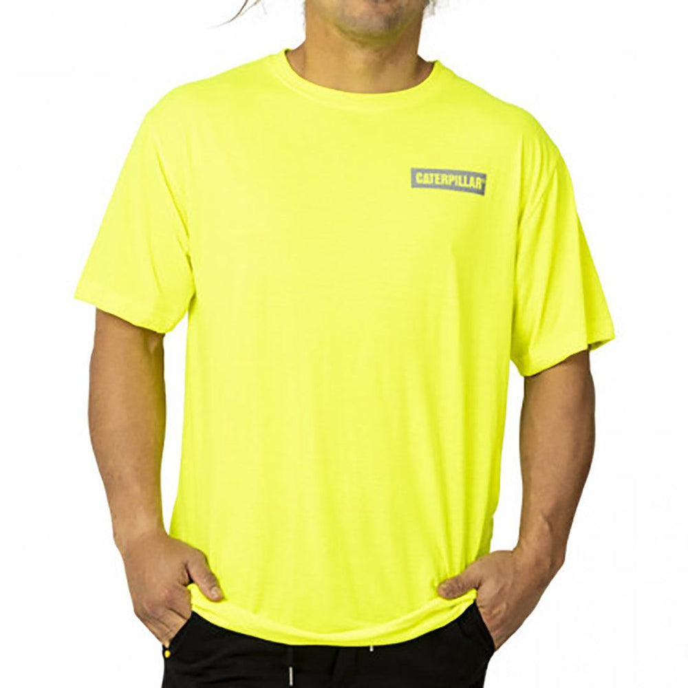
                  
                    CAT ICON BLOCK SS TEE HI VIS YELLOW - The Work Pit
                  
                