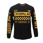 CAT LIMITED EDITION MOTO L/S TEE BLACK - The Work Pit