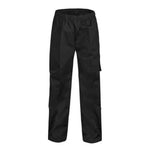 CHEFS CRAFT CHEF DRAWSTRING CARGO PANTS BLACK - The Work Pit