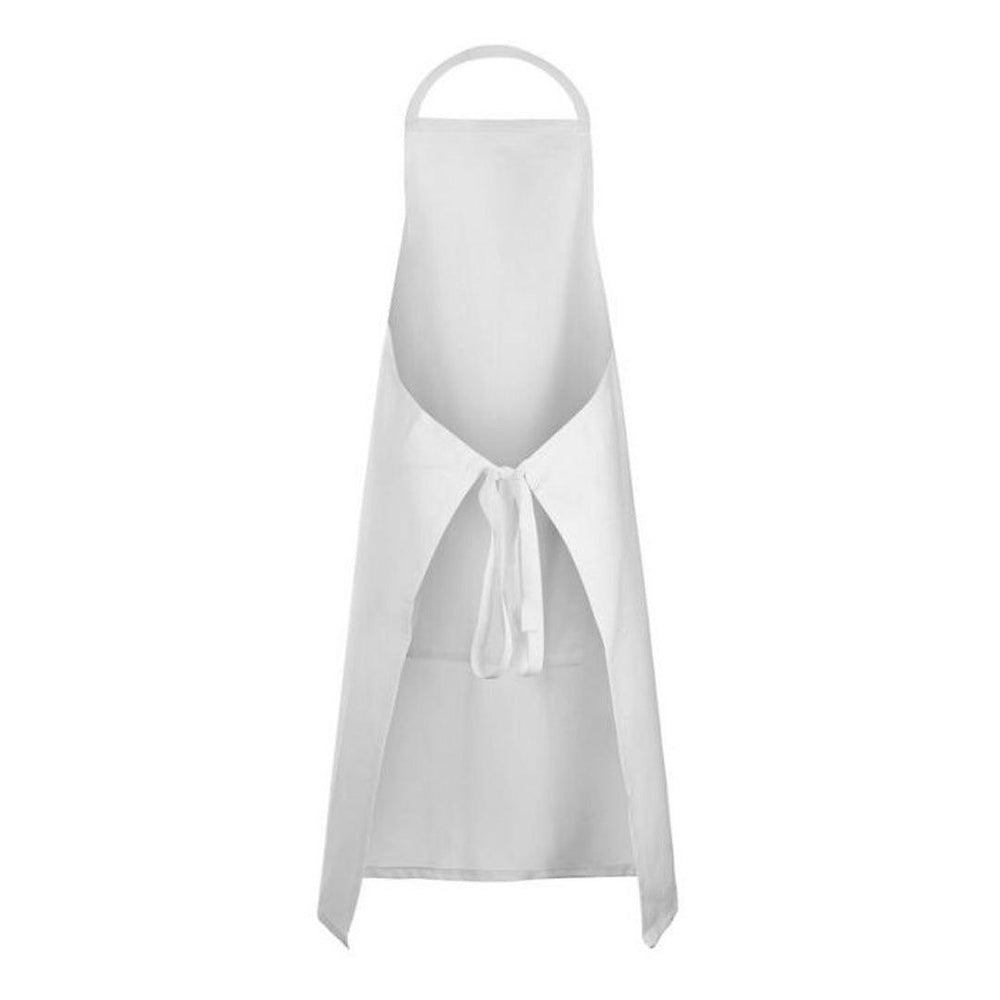 CHEFS CRAFT FULL BIB APRON WITH POCKET WHITE - The Work Pit