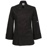 CHEFS CRAFT LADIES EXECUTIVE L/S JACKET BLACK - The Work Pit