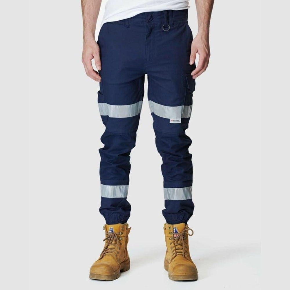 ELWD MENS REFLECTIVE CUFFED PANT NAVY