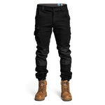 FORM WORKWEAR CUFFED WORK PANTS BLACK - The Work Pit