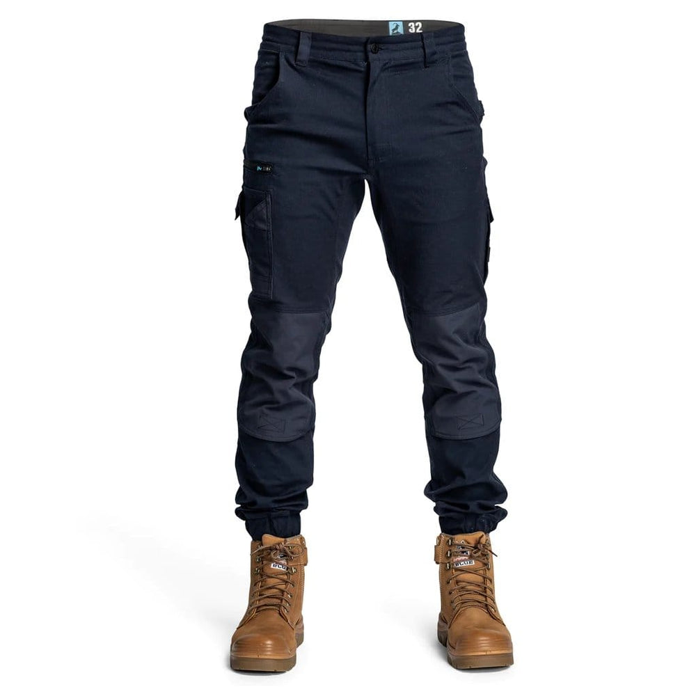 FORM WORKWEAR CUFFED WORK PANTS NAVY - The Work Pit