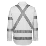 JB BIOMOTION SHIRT W/REFLECTIVE TAPE WHITE - The Work Pit
