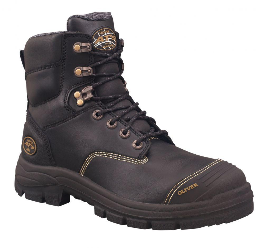 OLIVER 55 SERIES 150MM ZIP SIDED BOOT BLACK - The Work Pit