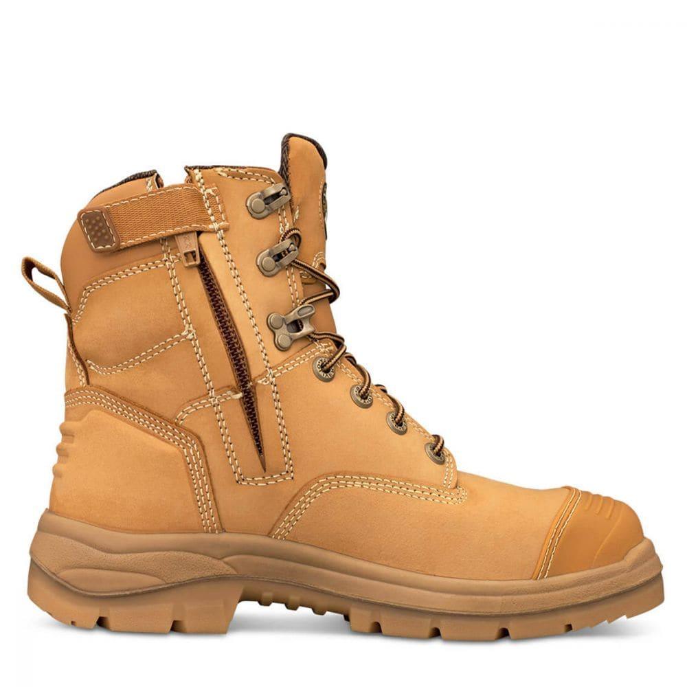 OLIVER 55 SERIES 150MM ZIP SIDED BOOT WHEAT - The Work Pit