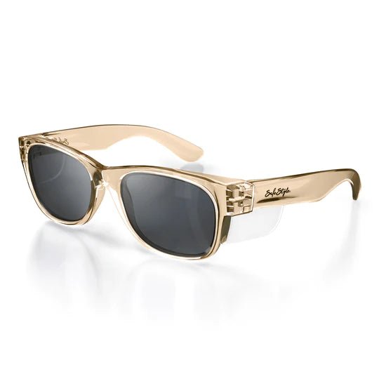 SAFESTYLE CLASSICS CHAMPAGNE FRAME/POLARISED LENS - The Work Pit
