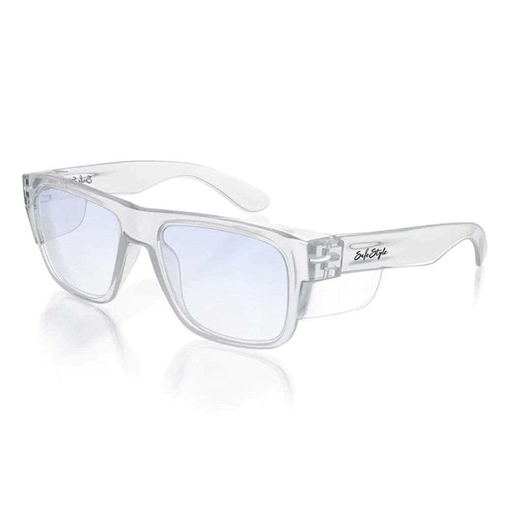 SAFESTYLE FUSIONS CLEAR FRAME/BLUE LIGHT BLOCKING LENS - The Work Pit