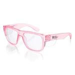 SAFESTYLE FUSIONS PINK FRAME/CLEAR UV400 LENS - The Work Pit