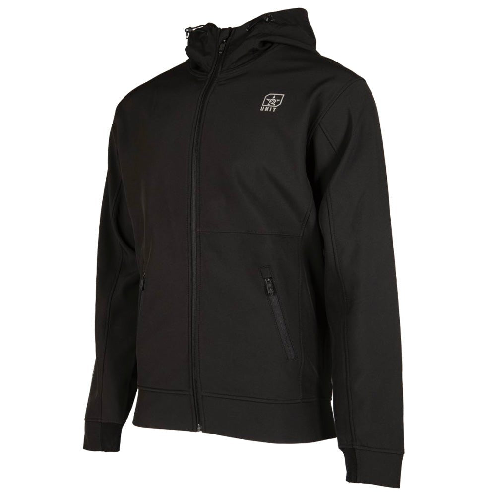 UNIT DECADE HOODED JACKET BLACK - The Work Pit