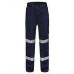 WORKCRAFT MIDWEIGHT MODERN FIT CARGO LONG PANTS NAVY - The Work Pit