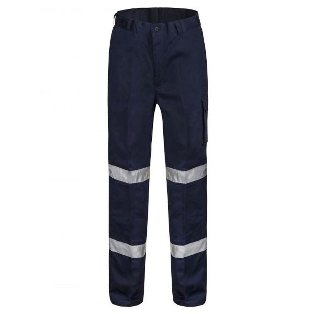 WORKCRAFT MIDWEIGHT MODERN FIT CARGO SHORT PANTS NAVY - The Work Pit